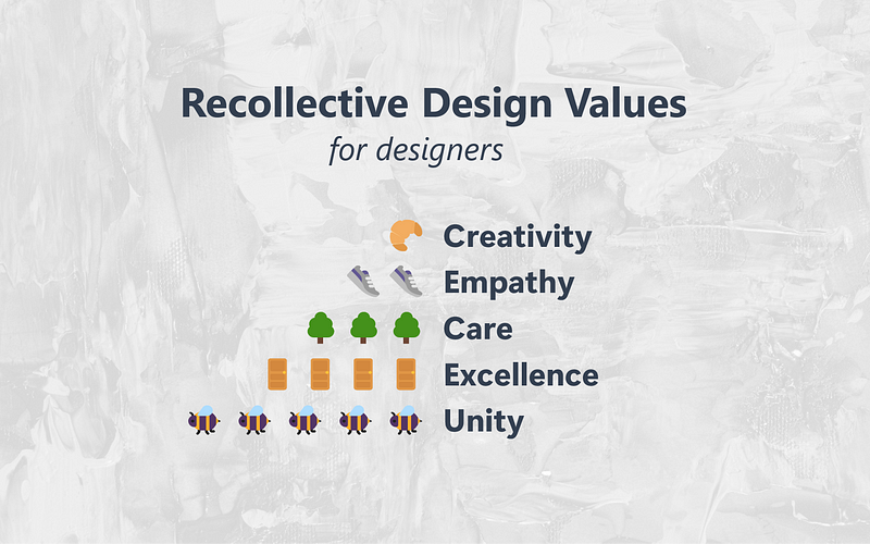 If design principles are for designs, then design values are for designers